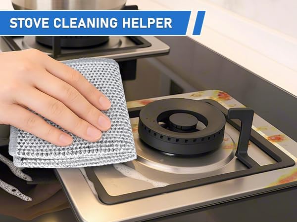 Non-Scratch Steel Wool Dishcloths Kitchen Scrubbers - Image 5