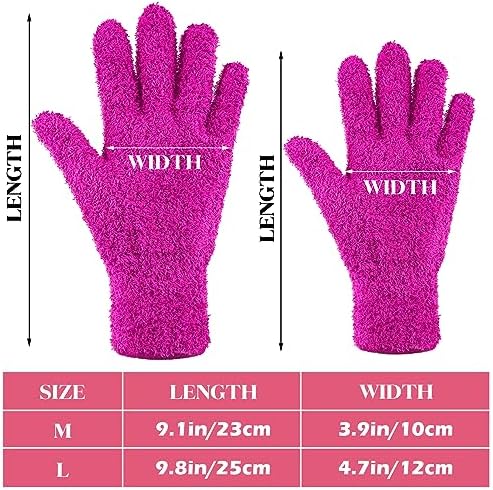 Patelai 3 Pairs Microfiber Dusting Gloves - Image 3