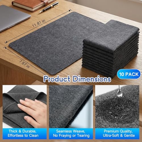 Thickened Magic Cleaning Cloth, Lint Free Streak Free Microfiber Towels - Image 5