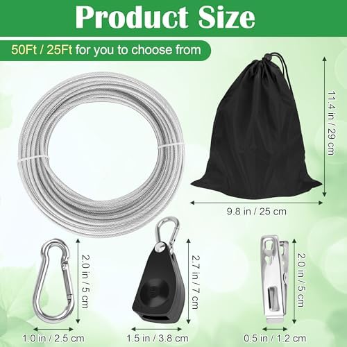 Windspeed Retractable Clothesline Outdoor Heavy Duty Travel Clothesline - Image 2