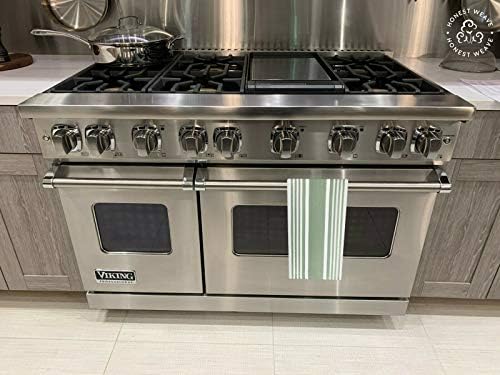 HONEST WEAVE GOTS Certified Organic Cotton Kitchen Hand and Dish Towel Sets - Image 6