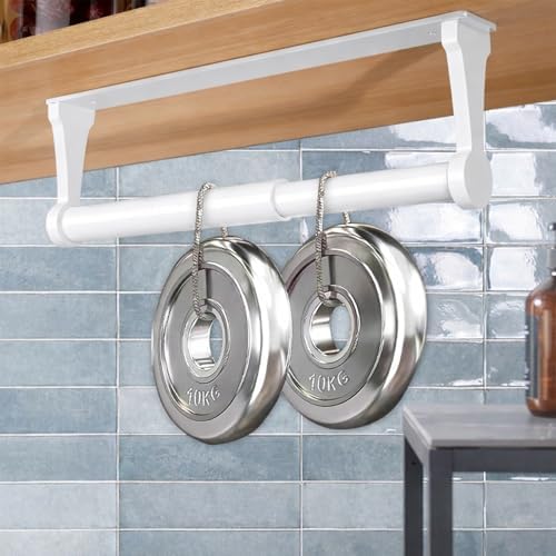 MONEER Kitchen Roll Holder Under Cabinet, Paper Towel Holder, Aluminum Alloy - Image 5