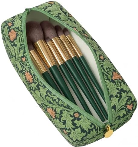 Large Pencil Case, Quilted Cotton Pencil Pouch, Cute Floral Pen Bag - Image 2
