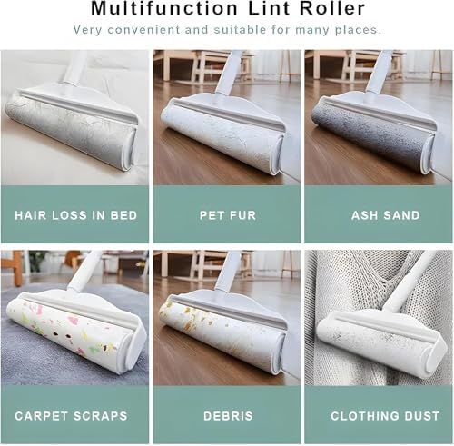 YHPDVI Lint Roller for Pet Hair – 9.45" Extra Wide Sticky Roller - Image 3