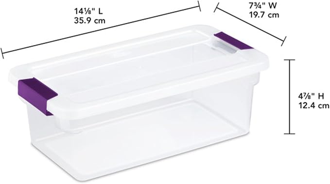 Sterilite ClearView Latch Boxes, Storage Bins - Image 2