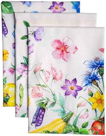 Maison d' Hermine Kitchen Towels Set of 3 Reusable 100% Cotton 27.50" x 20" by MaisondHermine
