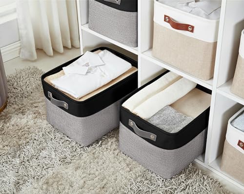DECOMOMO Storage Bins, Large Fabric Storage Baskets - Image 6