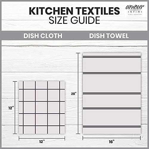 AMOUR INFINI Kitchen Towels Pack of 4 - Image 4