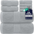 DAN RIVER 8 Piece Luxury Bath Towels by DanRiver