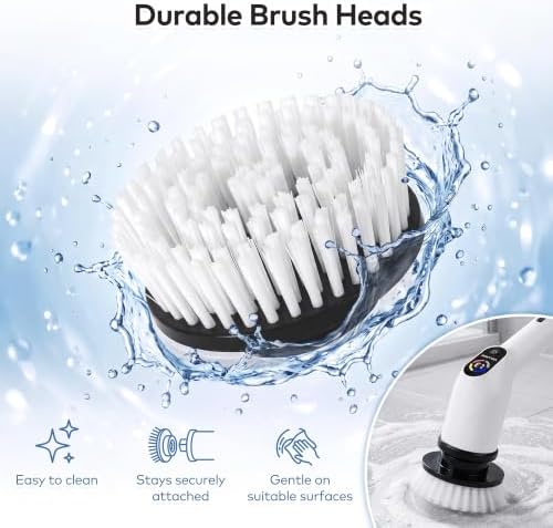 Electric Spin Scrubber Replacement Brush Heads Set, 7 Pack - Image 3