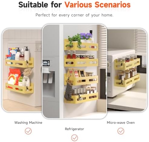 Sevenblue 4-Pack Magnetic Spice Rack - Image 6