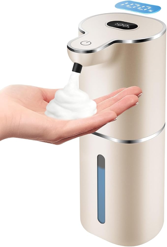 Automatic Foaming Soap Dispenser Digital Display, 6-Level Foam Adjustable | by Cheftick