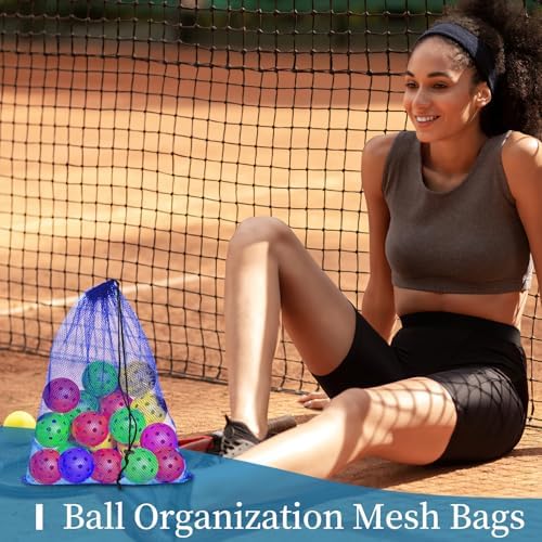 6 Pack Mesh Drawstring Bags - Image 4