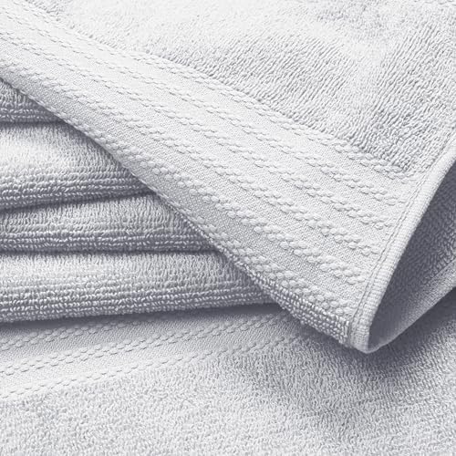 GLAMBURG Premium Cotton Oversized 2 Pack Bath Sheet 35x70-100% Pure Cotton - Image 2