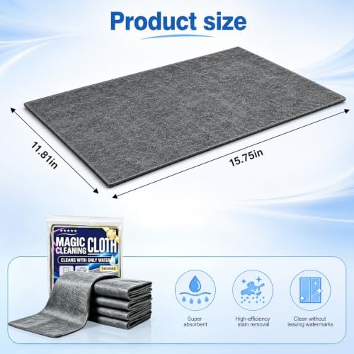 5 Pack Genie Cloth Magic Cloth, Magical Cleaning Towels, Towel Magical - Image 7