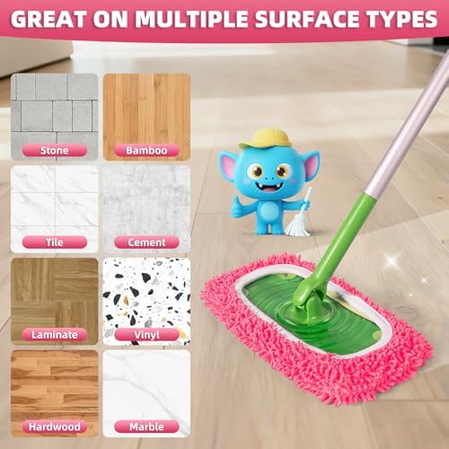 8 Pack Reusable Mop Pads for Swiffer, Microfiber Dry Sweeping Cloths - Image 5