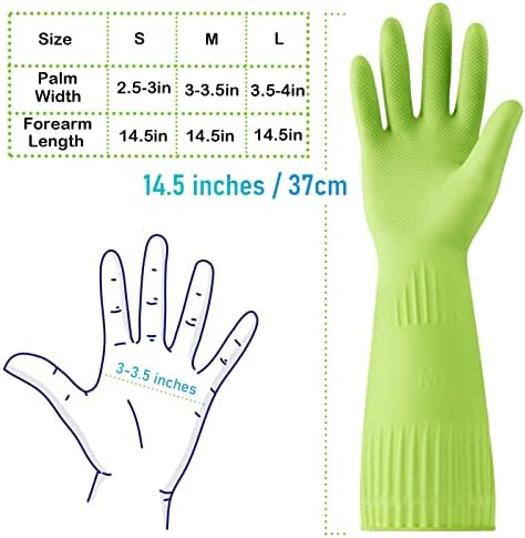 Disfore Rubber-Gloves Dishwashing Gloves - Image 5