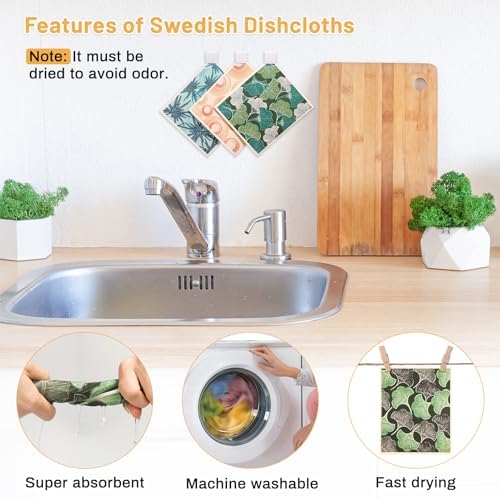 Lucomb 10 Pack Swedish Dishcloths - Image 4