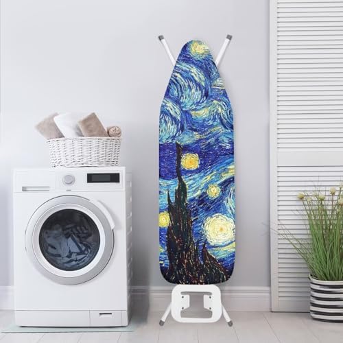 DISNIMO Van Gogh Starry Night Ironing Board Cover and Pad 15x54 Inch Standard - Image 4