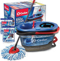 O-Cedar RinseClean Spin Mop & Bucket System + 2 Extra Mop Heads| Clean by Unknown