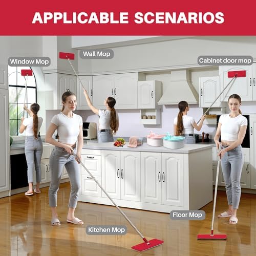 JOYMOOP Flat Mop, Microfiber Mop Head - Image 5