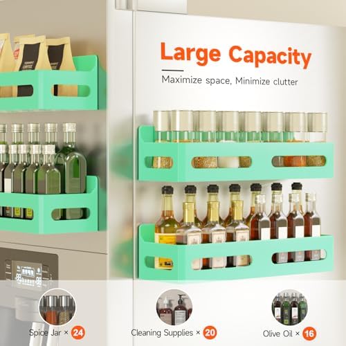 Sevenblue 4-Pack Magnetic Spice Rack - Image 4