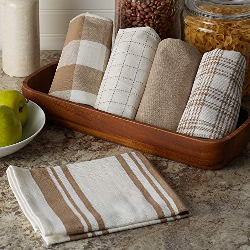 DII Basic Kitchen Large Cotton Dishtowel Set of 5 - Image 3