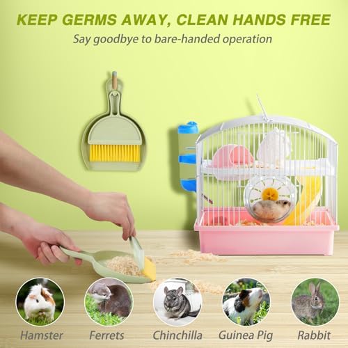 RYPET Mini Dustpan and Brush Set, Small Pet Cage Cleaner - Image 2