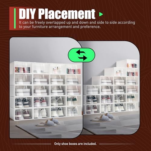 20 Pack Foldable Shoe Boxes - Image 2