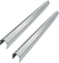 (Pack of 2) Sunrise Kitchen Supply Heavy Duty 20 GaugeStainless Steel Deep Fryer Joining Strip/Connector (23"L x 1 1/2"W)