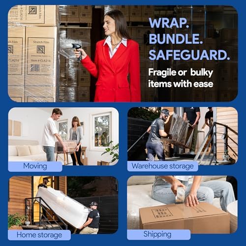 International Plastics Co. 15" Plastic Stretch Wrap - Image 6