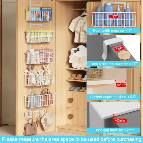 Hongtamoya Over The Door Organizer, Hanging Door Organizer - Image 5