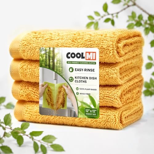 COOLMI Kitchen Dish Cloths, Easy-Rinse Dish Towels by COOLMI