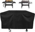 Griddle Cover Updated Fits Blackstone 5484 36 inches Cooking Station with Hood and Shelves, 600D Heavy Duty Waterproof Flat Top Grill Cover for Blackstone 5484 36" Griddle Cover Black