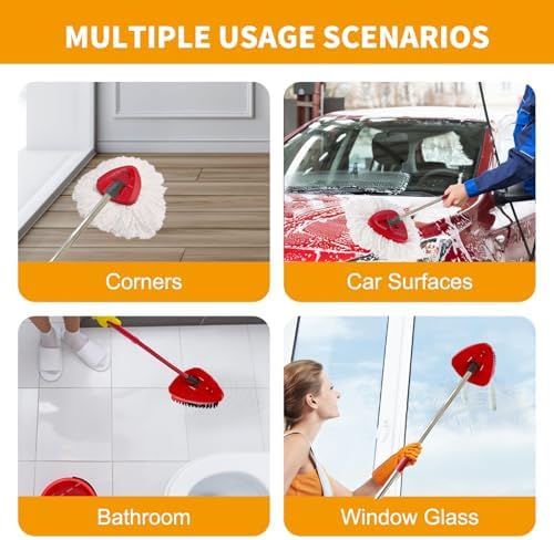 7 Pack Mop Replace Head for Ocedar Spin Mop Replacements Scrubber | Compatible - Image 4