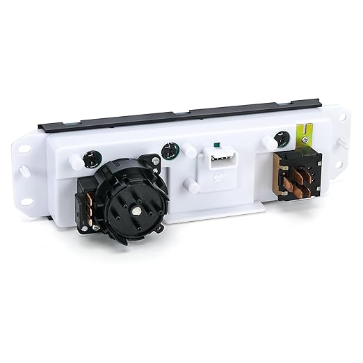 HVAC Climate Control Panel with Blower Motor Switch for Jeep Wrangler TJ 1999 2000 2001 2002 2003 2004 Replace 55037473AB