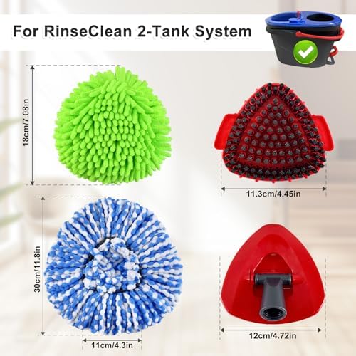 Mop Head Replacement for O Cedar, Spin Mop Replacement Head for Ocedar - Image 4