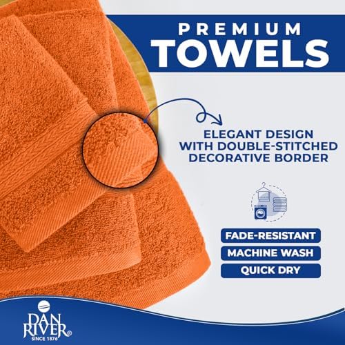 DAN RIVER 8 Piece Luxury Bath Towels - Image 6