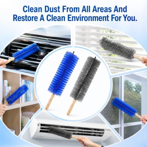 2Pcs Fan Cleaning Brush, Microfiber Duster - Image 6