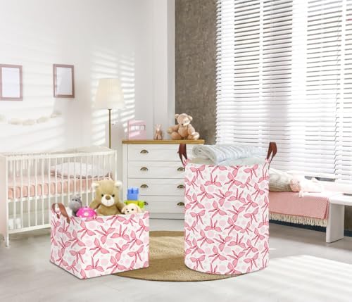 Bowknot Waterproof Laundry Hamper, Baby Nursery Hamper, Clothes Organizer Basket - Image 3