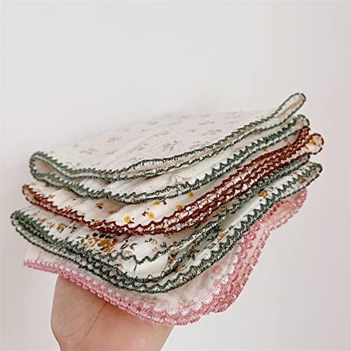 BuLuTu Vintage Floral Print Kitchen Tea Towels Dish Cloths Set - Image 2