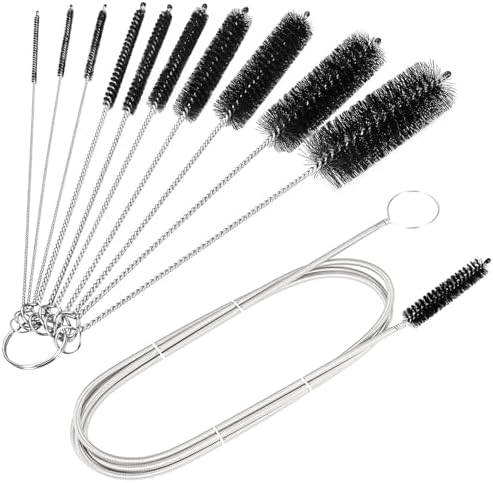 CiaraQ11-Piece Black Tube & Pipe Cleaning Brush Set by CiaraQ