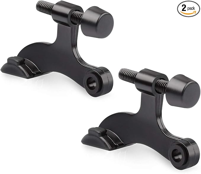 2 Pack Hinge Pin Door Stopper Black by KOVOSCH