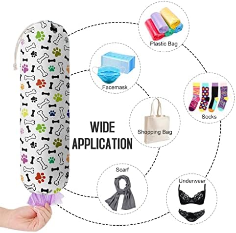 Dog Pattern Grocery Bags Holder & Organizer - Image 4