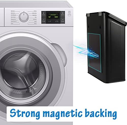 Picowe Magnetic Laundry Storage, Large Metal Lint Holder Bin - Image 7