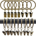 LLPJS 100 Pack Curtain Rings by LLPJSCurtainRingsClipHooks