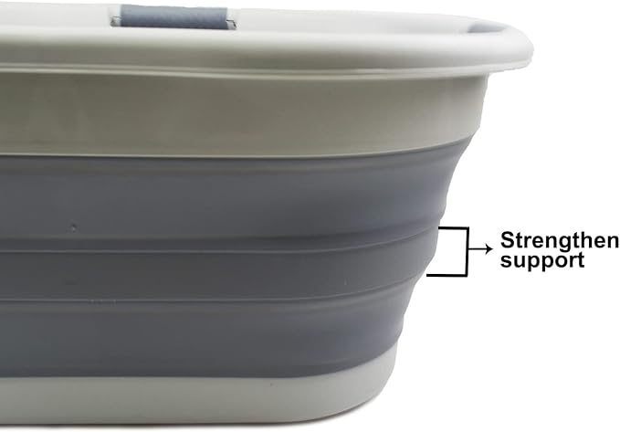 SAMMART 40L Collapsible Plastic Laundry Basket - Image 5