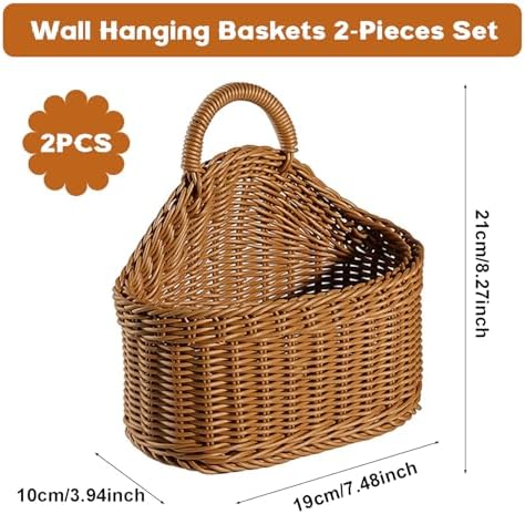2 Pcs Hanging Storage Baskets, Potato Garlic Onion Pantry Storage Baskets - Image 2