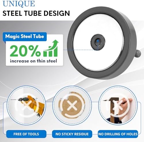 Neosmuk Magnetic Hooks Steel Tube Design - Image 3
