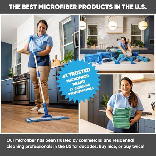 Black Microfiber Shop Towels | MWipes Reusable Shop Rags | 50 Rags in a Box | - Image 6